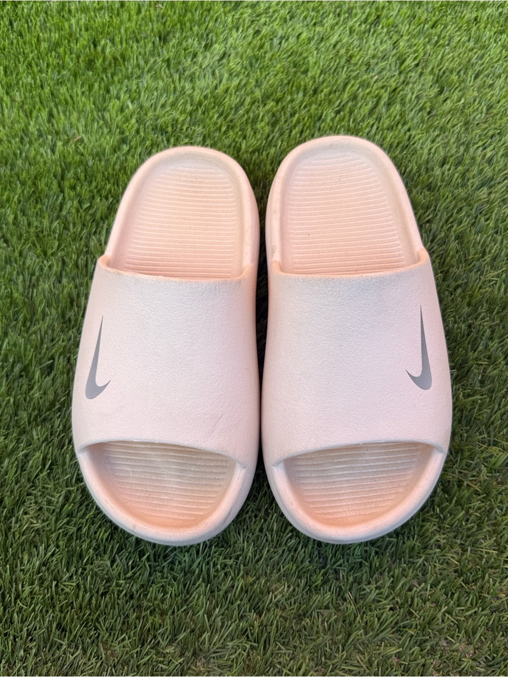Masmelo Light Pink Comfort Molded Cloud Slides Sandals Size 7